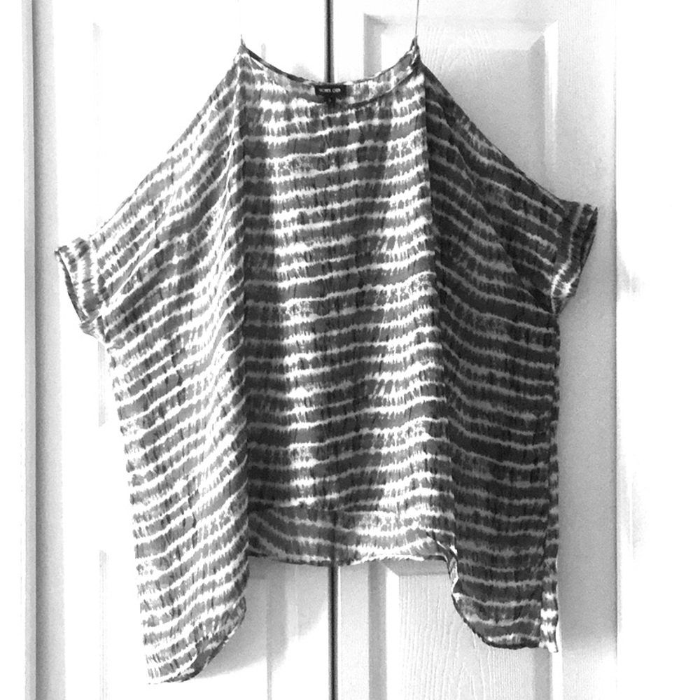 Ronen Chen Grey Tie Dye Dress / Tunic / Swim Beach